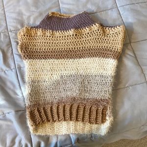 Handmade crochet sweater vest